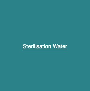Sterilisation Water